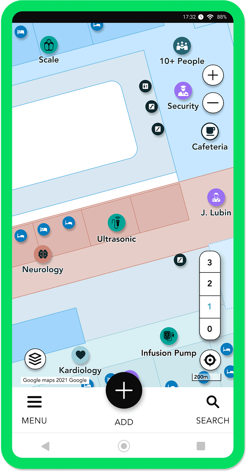 FORMATION Hospital Map Screen 